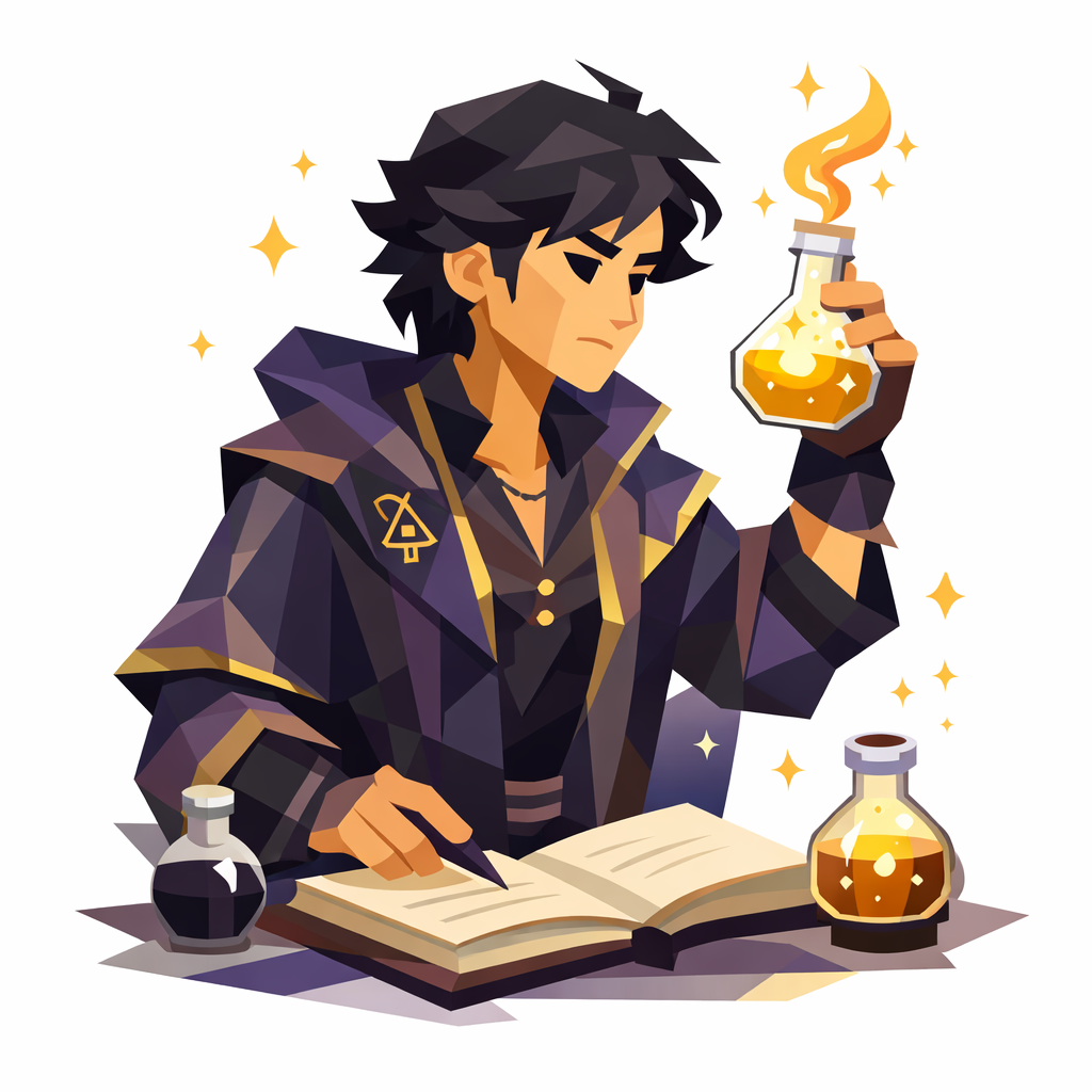 The Alchemist personality illustration
