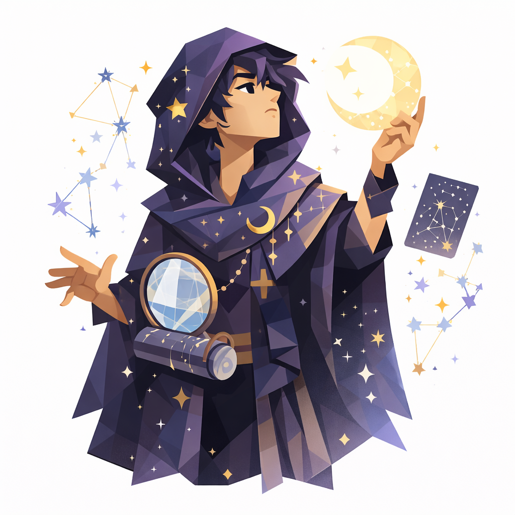 The Oracle personality illustration